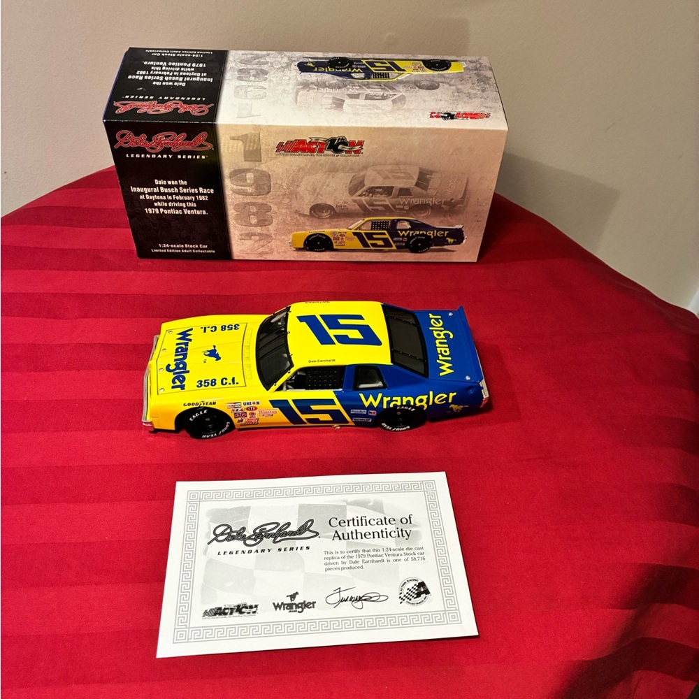 VINTAGE Dale Earnhardt Sr. #15 Wrangler 1979 Pontiac Ventura – MINT